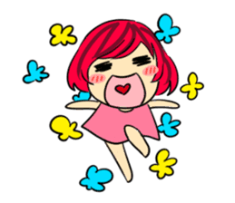 Shy boy & Cute girl sticker #2214119
