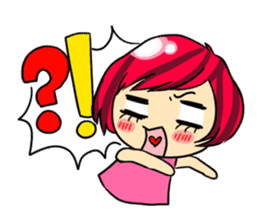 Shy boy & Cute girl sticker #2214120