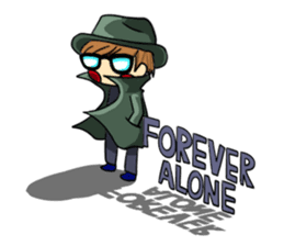 Shy boy & Cute girl sticker #2214128