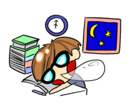 Shy boy & Cute girl sticker #2214136