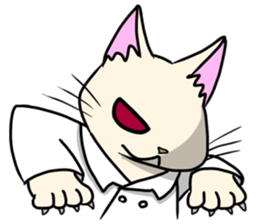 Lab-coat cat sticker #2214431