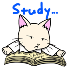 Lab-coat cat sticker #2214435