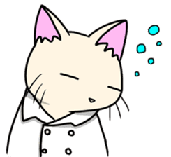 Lab-coat cat sticker #2214446