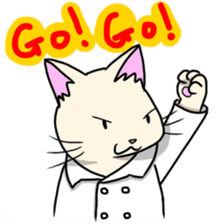 Lab-coat cat sticker #2214449