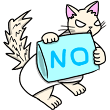 Lab-coat cat sticker #2214463