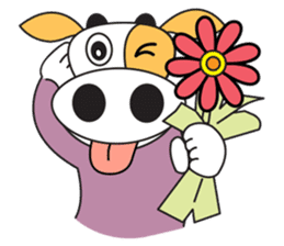 COW SWEET ! sticker #2214946