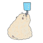 A pretty hamster Mitty sticker #2215708