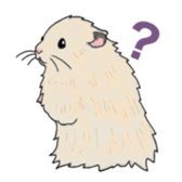 A pretty hamster Mitty sticker #2215726