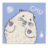 A pretty hamster Mitty sticker #2215728