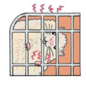 A pretty hamster Mitty sticker #2215736