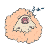 A pretty hamster Mitty sticker #2215737