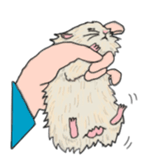 A pretty hamster Mitty sticker #2215741