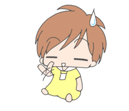 pretty children sticker #2216521