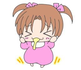 pretty children sticker #2216530