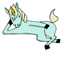 unicorn-san sticker #2216944