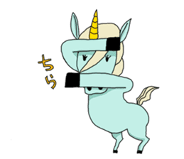 unicorn-san sticker #2216953