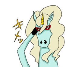 unicorn-san sticker #2216972
