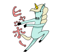 unicorn-san sticker #2216979