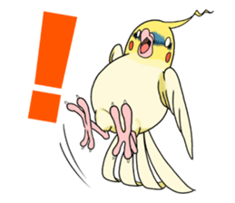 anime cockatiels sticker #2217032