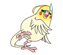 anime cockatiels sticker #2217033