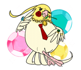 anime cockatiels sticker #2217034