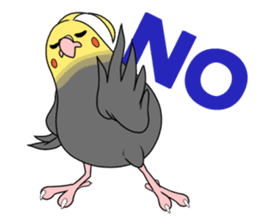 anime cockatiels sticker #2217038