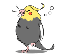 anime cockatiels sticker #2217040