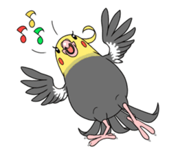 anime cockatiels sticker #2217041
