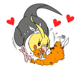 anime cockatiels sticker #2217042