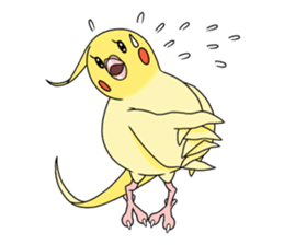 anime cockatiels sticker #2217061