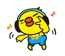 Baby Chick Pi-chan sticker #2219007