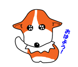 Painting KOGIO of corgi sticker #2219104
