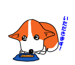 Painting KOGIO of corgi sticker #2219106