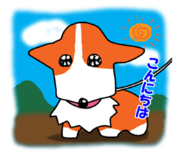 Painting KOGIO of corgi sticker #2219108