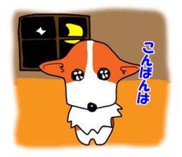 Painting KOGIO of corgi sticker #2219109