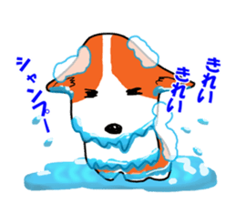 Painting KOGIO of corgi sticker #2219114