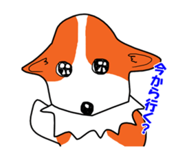 Painting KOGIO of corgi sticker #2219119