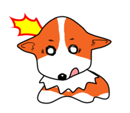 Painting KOGIO of corgi sticker #2219123