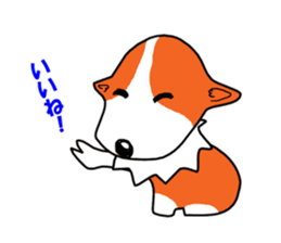 Painting KOGIO of corgi sticker #2219135