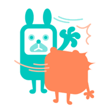 Courabbit sticker #2219474