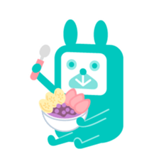 Courabbit sticker #2219478