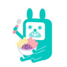 Courabbit sticker #2219478