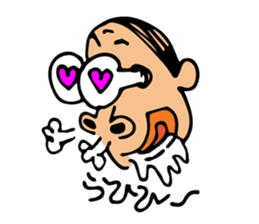 swimming papa sticker #2220128