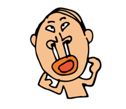 swimming papa sticker #2220132