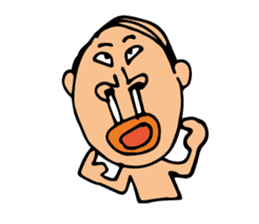 swimming papa sticker #2220132