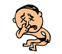 swimming papa sticker #2220138