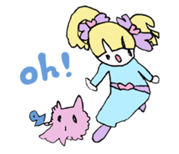 Picture of the 4-year-old girl sticker #2220389