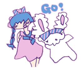 Picture of the 4-year-old girl sticker #2220403