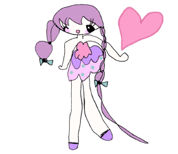 Picture of the 4-year-old girl sticker #2220405