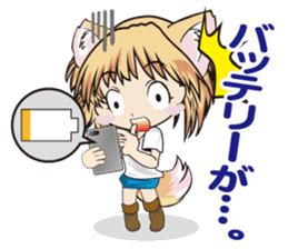 a fox "Konchan" Ver.2 sticker #2220646